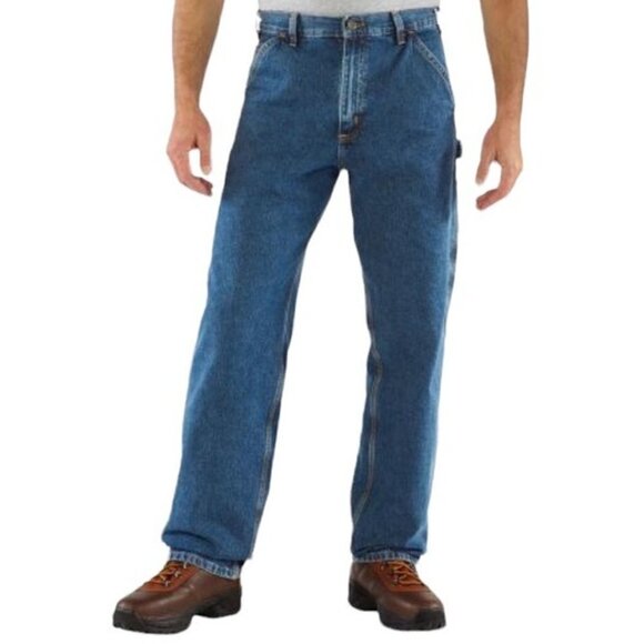 Carhartt Original Fit B13 Dungaree Jeans 46x30 - Picture 1 of 6
